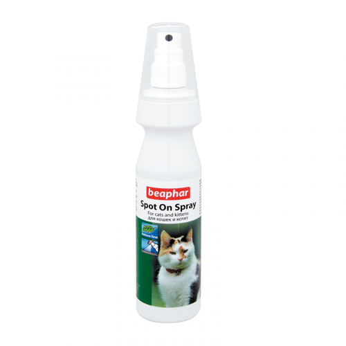 BEAPHAR Spot On Spray Спрей от блох и клещей для кошек 150 мл