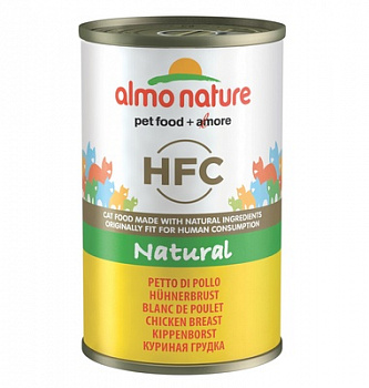 ALMO NATURE Classic HFC Adult Cat Chicken Breast Консервы для кошек Куриная Грудка 140 г