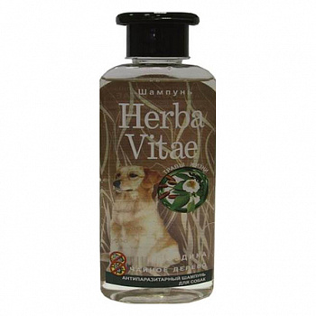 HERBA VITAE Шампунь д/собак антипаразитарный (Гвоздика и Чайное дерево) 250 мл