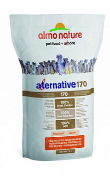 ALMO NATURE Alternative 170 M-L Сухой корм д/собак средних и крупных пород Цыпленок и Рис 9,5 кг
