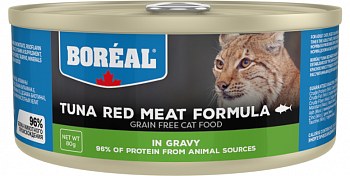 BOREAL Консервы для кошек красное мясо тунца в соусе