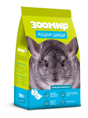 ЗООМИР Мадам Шинши Корм для шишилл 500 г