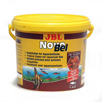 JBL NovoBel Основной корм в форме хлопьев для пресноводных аквариумных рыб 1 л (190 г)