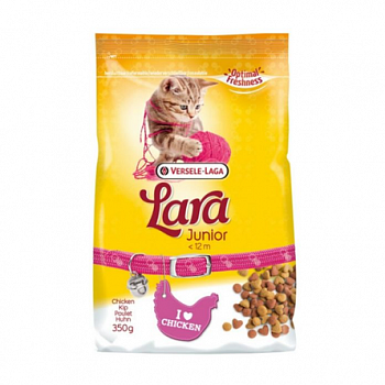 LARA Junior Сухой корм д/котят с Цыпленком 350 г