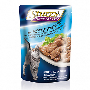 STUZZY SPECIALITY CAT Пауч д/кошек с Треской в соусе 100 г