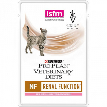 PURINA Pro Plan Пауч д/кошек Диета NF (при патологии почек) с Лососем 85 г