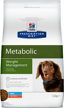 HILL'S Prescription Diet Metabolic Mini Сухой корм д/собак Мини пород Диета (Коррекция веса)