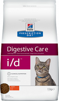 HILL'S Prescription Diet i/d GastroIntestinal Сухой корм д/кошек Диета (Лечение ЖКТ)