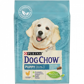 DOG CHOW Puppy&Junior Сухой корм для щенков с Курицей