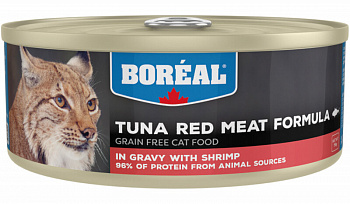 BOREAL Консервы для кошек красное мясо тунца в соусе с белой рыбой