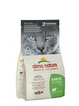 ALMO NATURE Holistic Functional Anti-Hairball Сухой корм для кошек Вывод Шерсти с Рыбой и Картофелем