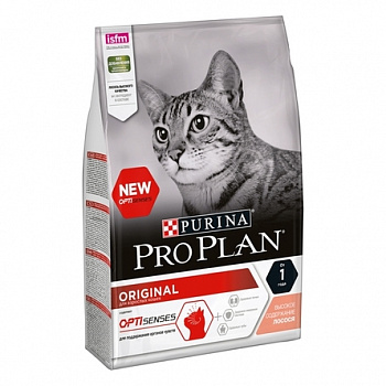 PURINA Pro Plan Adult Сухой корм д/кошек Лосось и рис