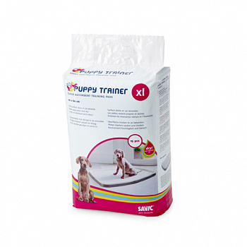 SAVIC Puppy Trainer XL Пелёнки для щенков особо крупных пород 90х60 см 15 шт