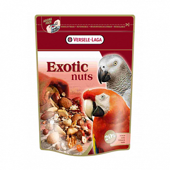 VERSELE LAGA Exotic Nuts Дополнительный корм для крупных попугаев с орехами 750 г
