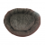 CLP Лежанка для животных овальная с бортиком Махагон S коричневая 50х43х18 см