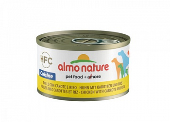 ALMO NATURE HFC Home Made Консервы для собак Курица с Морковью и рисом по-домашнему