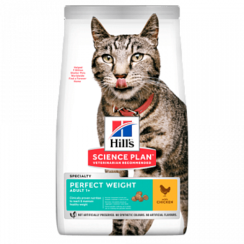 HILL'S SP Perfect Weight Сухой корм д/кошек склонных к избыточному весу с Курицей