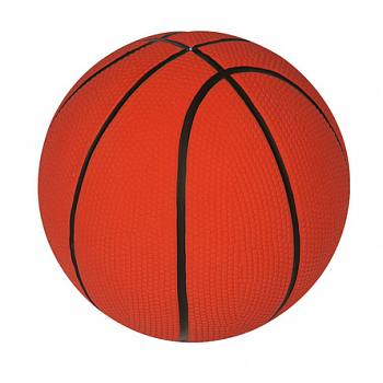 FLAMINGO Игрушка д/собак Мяч баскетбольный латексный с пищалкой