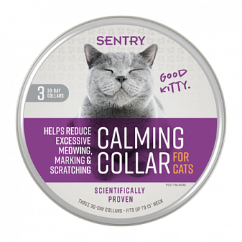 SERGEANT'S Sentry Calming Collar Ошейник успокаиваюший с феромонами для кошек 38 см (1 шт)