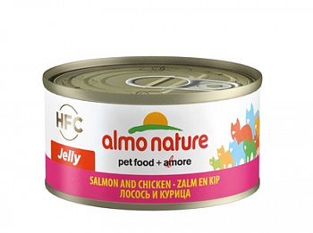 ALMO NATURE Legend HFC Cat Salmon&Chicken Консервы для кошек с Лососем и Курицей 70 г