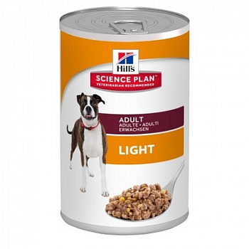 HILL'S SP Adult Light Консервы д/собак облегченные с Курицей, паштет