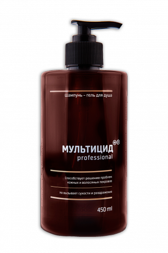 МУЛЬТИЦИД Professional Шампунь-гель для душа 2 в1 450 мл
