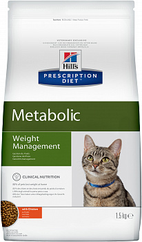 HILL'S Prescription Diet Metabolic Сухой корм д/кошек Диета (Коррекция веса)