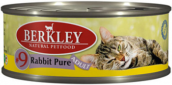 BERKLEY Консервы д/кошек №9 Мясо кролика 100 г