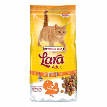 LARA Adult Turkey&Chicken Сухой корм д/кошек с Индейкой 1,8 кг + 200 г Бесплатно АКЦИЯ