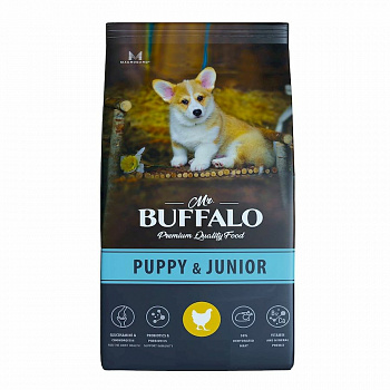 Mr.BUFFALO PUPPY & JUNIOR  Сухой корм для щенков и юниоров  Курица