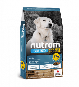 NUTRAM S10 Sound Senior Dog Cухой корм д/пожилых собак с Курицей