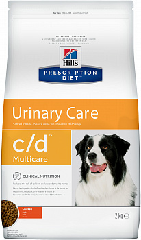 HILL'S Prescription Diet c/d Multicare Urinary Сухой корм д/собак Диета (Профилактика МКБ)