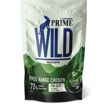 PRIME WILD Корм для котят и кошек GF FREE RANGE с курицей