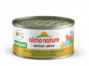 ALMO NATURE Legend HFC Adult Cat Chicken&Cheese Консервы для кошек с Курицей и Сыром 70 г