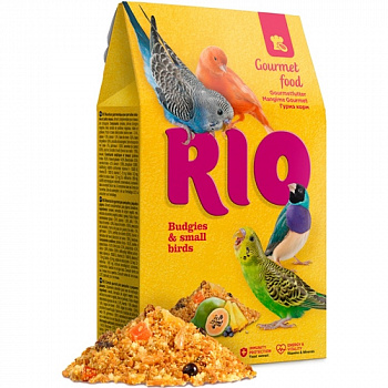 RIO Гурмэ корм для волнистых попугайчиков и других мелких птиц 250 г