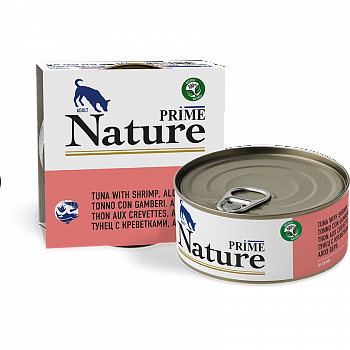 PRIME NATURE Консервы для собак Тунец с креветками и алоэ в бульоне ж/б 150 гр 137.6.7073