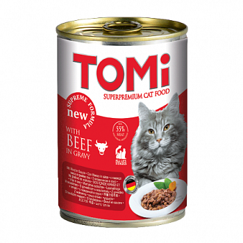 TOMI Консервы д/собак с Говядиной 400 г