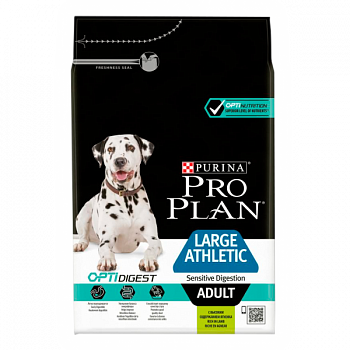 PURINA Pro Plan Large Сухой корм д/собак крупных пород с атлетич телослож Чувствит пищ Ягненок