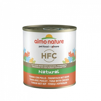 ALMO NATURE Classic HFC Adult Cat Chicken&Tuna Консервы для кошек с Курицей и Тунцом 280  г