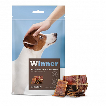 WINNER Лакомство д/собак Пищевод мини (сухое), 130 г