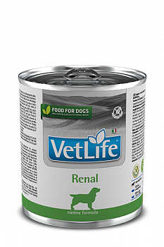 FARMINA Vet Life DOG Renal Консервы д/собак Диета (при ХПН)  паштет 300 г