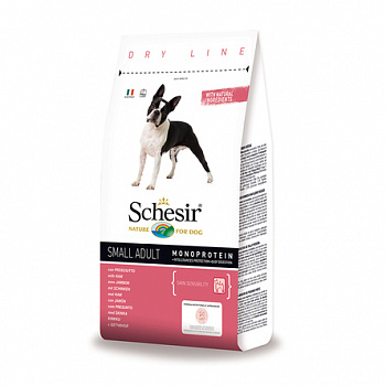 SCHESIR Dry Line Adult Small Сухой корм д/собак мини пород Ветчина 2 кг
