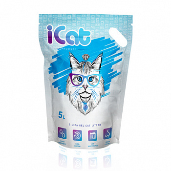iCAT Наполнитель Силикагелевый Без Аромата  5 л