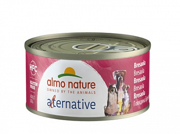 ALMO NATURE HFC Alternative Bresaola Консервы для собак с Говядиной Брезаола 70 г