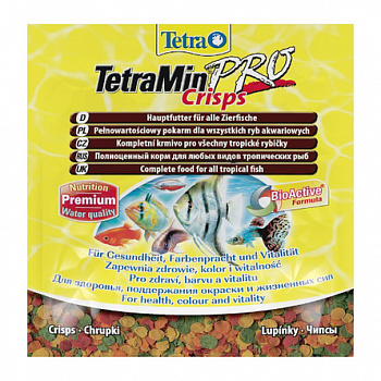 TETRA Min Pro Crisps Корм для всех видов тропических рыб чипсы 12 г