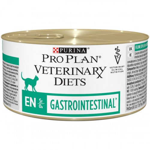 PURINA Pro Plan Консервы д/кошек Диета EN (при нарушении пищеварения) 195 г