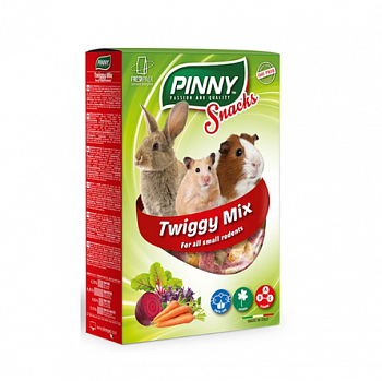 PINNY SM Лакомство для грызунов витаминные снеки морковь люцерна свекла 150 гр 27.1199