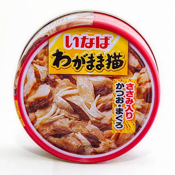 INABA Консервы для кошек Японский тунец с парной курицей 115 г