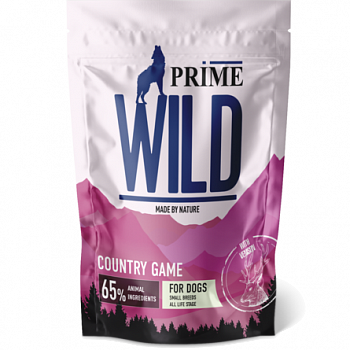 PRIME WILD Корм для щенков и собак GF COUNRTY GAME мини пород с уткой и олениной