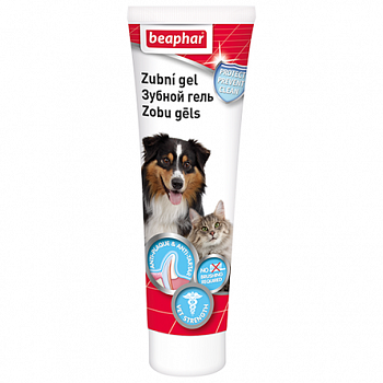 BEAPHAR Tooth gel Зубной гель для кошек и собак со вкусом печени 100 г